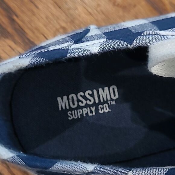 Massimo sz 8 navy/white checked Sneakers - Picture 3 of 6